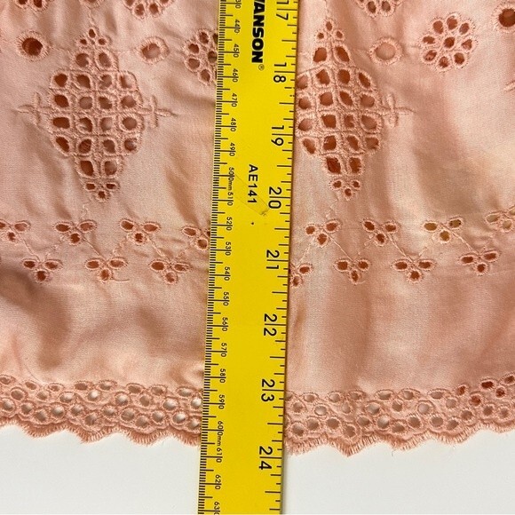 Anthropologie Vanessa Virginia Eyelet Swing Tank Top 2 - Picture 7 of 8